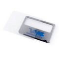Magnifying Glass - Stainless Steel Lighted Card Size Magnifier